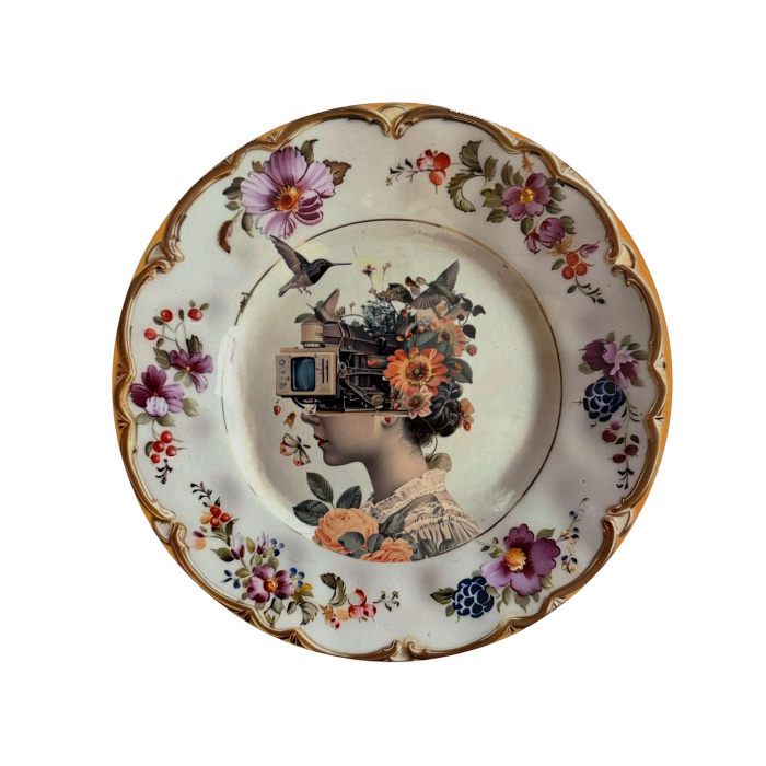 Azulejo Decorativo Mulher Máquina por Greghi Design